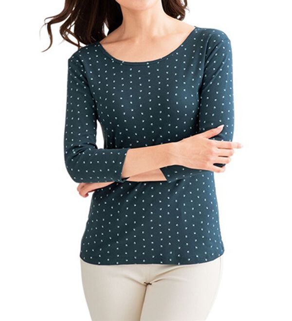 LAVIENNE（ラヴィエンヌ）の「【５色組】毎日お洒落♪綿１００％小花柄インナー（肌着・インナーウェア）」｜詳細画像