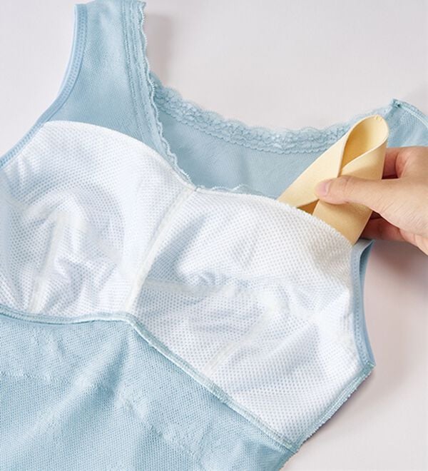 「【４色組】猛暑を乗り切る！メッシュブラキャミ（肌着・インナーウェア）」｜詳細画像