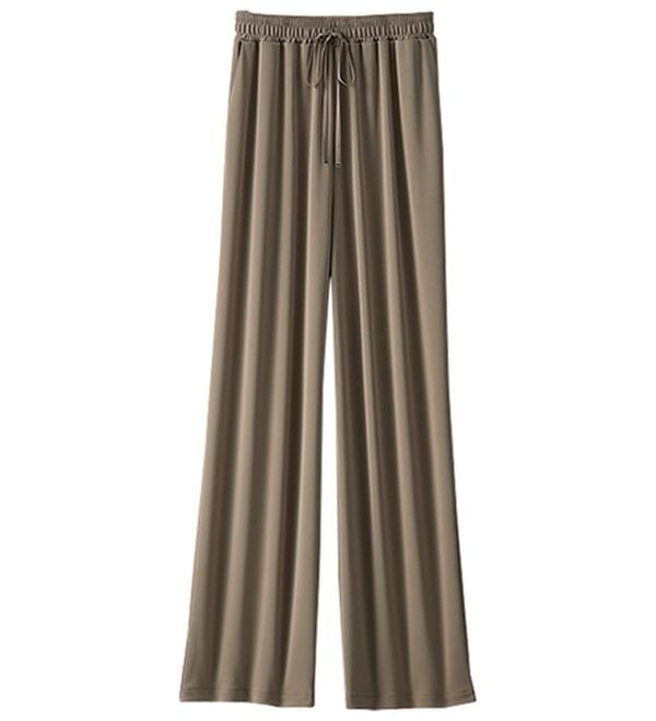 BELLUNA（ベルーナ）の「シャリさら！快適ドロストワイドパンツ（ワイドパンツ・ガウチョ）」｜詳細画像