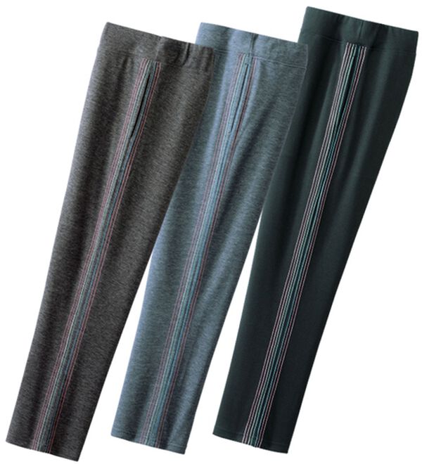 ルフラン（ルフラン）の「【３本組】キシリトール＊７分丈ジャージ（その他パンツ）」｜3本組