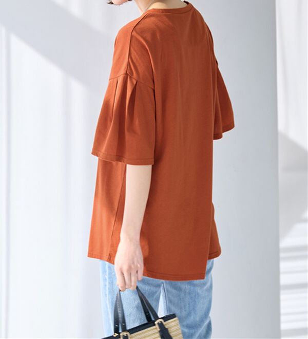 Viola e Viola（ヴィオラ エ ヴィオラ）の「袖タックチュニックTシャツ（チュニック）」｜詳細画像