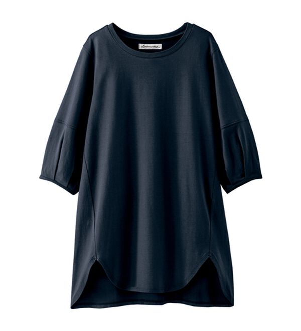 BELLUNA（ベルーナ）の「スリットデザインふんわり袖チュニック（チュニック）」｜詳細画像