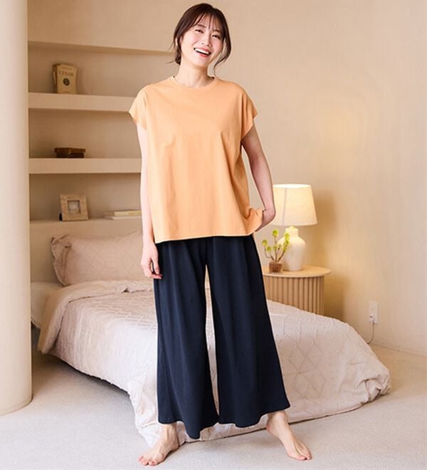 LAVIENNE（ラヴィエンヌ）の「着回し自在ワイドパンツ（ワイドパンツ・ガウチョ）」｜詳細画像