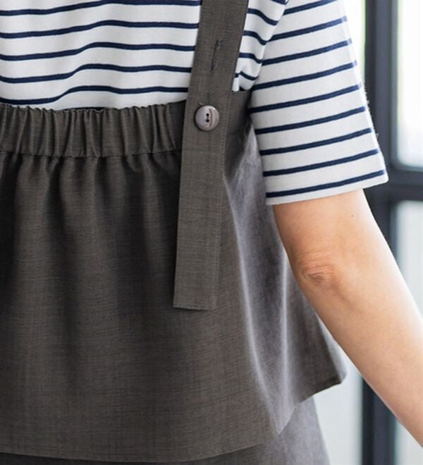 BELLUNA（ベルーナ）の「サラリ麻調素材ビスチェセットアップ（セットアップ）」｜詳細画像