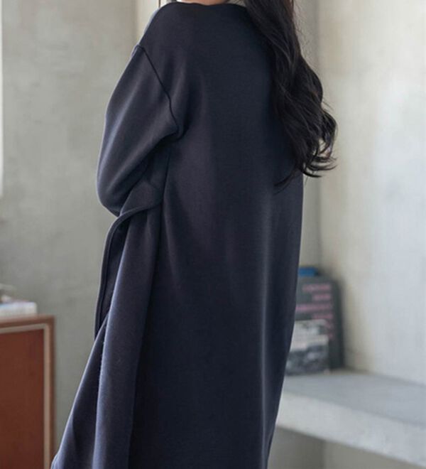 RANAN（ラナン）の「裏起毛！あったかアシメデザインチュニック（チュニック）」｜詳細画像