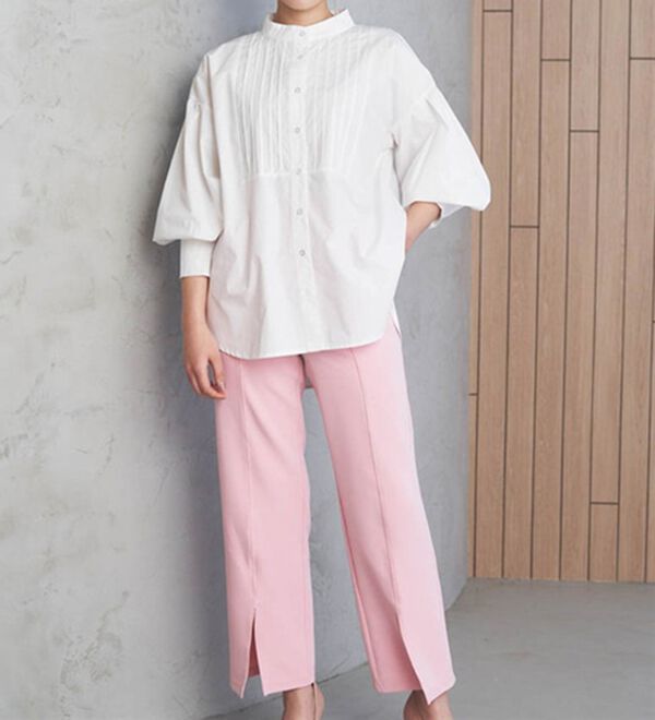 RANAN（ラナン）の「タック使いボリューム袖ブラウス（ブラウス）」｜詳細画像