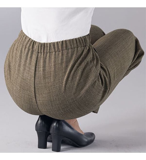 BELLUNA（ベルーナ）の「日本製静電防止ワイドパンツ（ワイドパンツ・ガウチョ）」｜詳細画像