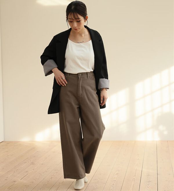 A HAPPY MARILYN（アハッピーマリリン）の「【Ｍ～７Ｌ】＜新色追加＞美脚＆美尻が叶う！優勝ワイドパンツ（ワイドパンツ・ガウチョ）」｜詳細画像