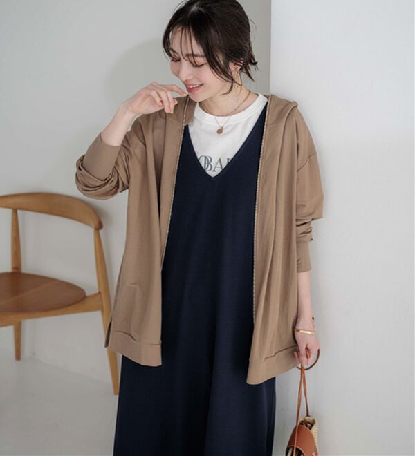 BELLUNA（ベルーナ）の「【接触冷感】絶対に焼けたくない！後プリーツＵＶパーカー（パーカー）」｜詳細画像