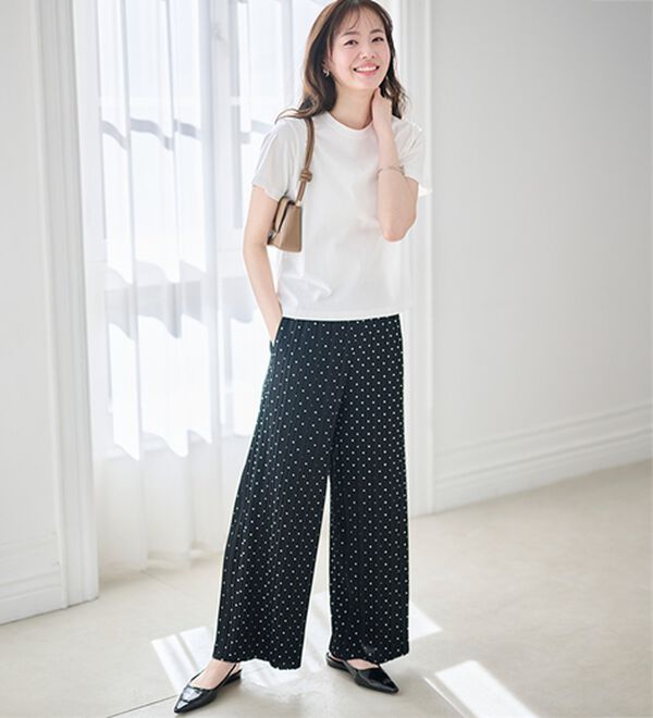 RANAN（ラナン）の「【5つの機能付】ひんやり着回し抜群ベーシックＴシャツ＜選べる着丈＞（Tシャツ）」｜詳細画像