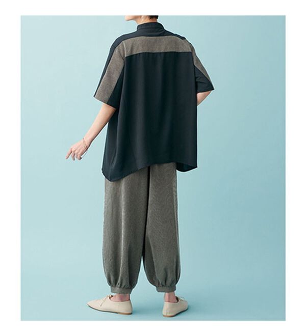 BELLUNA（ベルーナ）の「ストライプ使いバルーンデザインセットアップ（セットアップ）」｜詳細画像