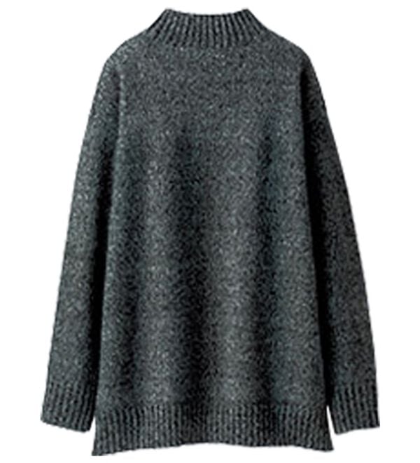 BELLUNA（ベルーナ）の「ミックス調ケーブルニットプルオーバー（ニット・セーター）」｜詳細画像