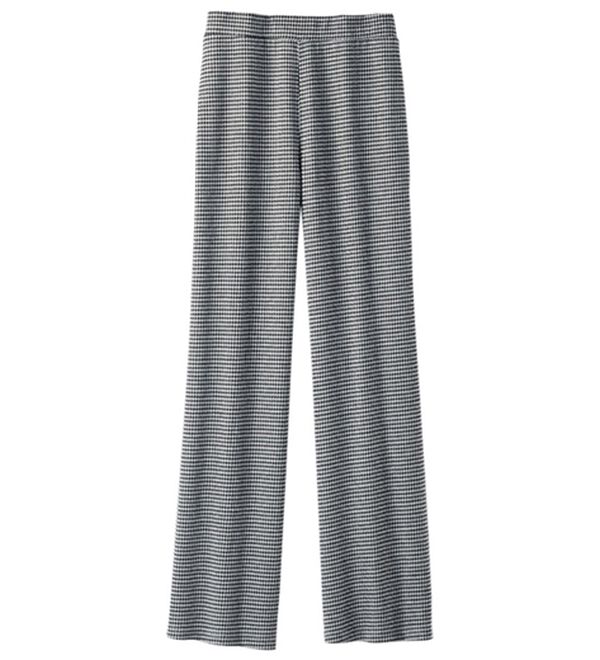 BELLUNA（ベルーナ）の「やわらかニットジャカードワイドパンツ（ワイドパンツ・ガウチョ）」｜千鳥