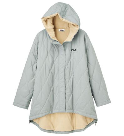 RANAN（ラナン）の「＜ＦＩＬＡ＞裏ボアフリースキルトコート（ハーフコート）」