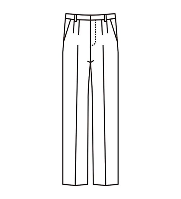 BELLUNA（ベルーナ）の「【３点セット】洗えるストレッチ素材！フォーマルパンツ３点セット（ブラックフォーマル（喪服・礼服））」｜詳細画像