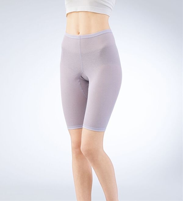 「【３色組】うすくてかる～い綿１００％５分丈ボトム（肌着・インナーウェア）」｜詳細画像