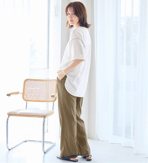 Viola e Viola（ヴィオラ エ ヴィオラ）の「【アンブロ】ビッグシルエットＴシャツ（Tシャツ）」｜詳細画像