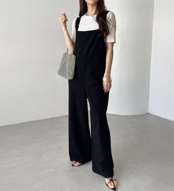 GeeRA（ジーラ）の「カットジョーゼットサロペット（オールインワン）」｜詳細画像