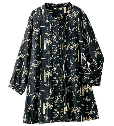 BELLUNA（ベルーナ）の「ナチュラル柄プリントブラウス（ブラウス）」