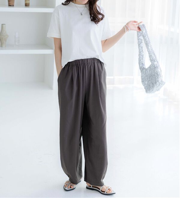 BELLUNA（ベルーナ）の「ヒンヤリ！綿１００％大人顔サマ見えＴシャツ（Tシャツ）」｜詳細画像