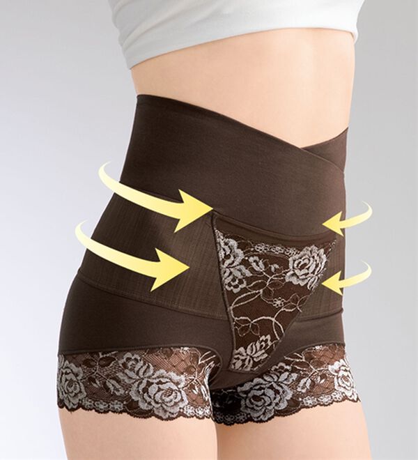 LAVIENNE（ラヴィエンヌ）の「【５色組】新・グラマーさんも骨盤スッキリショーツ（ショーツ）」｜詳細画像