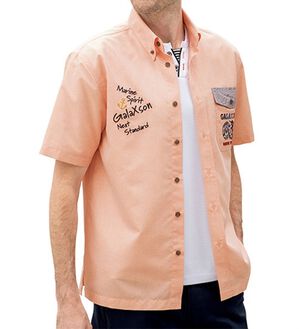 「【３点セット】＜ギャラクソン＞爽快マリンアンサンブル（メンズシャツ）」｜詳細画像