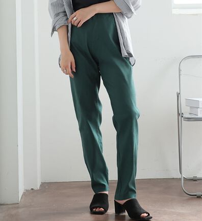 A HAPPY MARILYN（アハッピーマリリン）の「【Ｍ～８Ｌ】【楽冷】接触冷感ストレッチ美脚レギンスパンツ（フルレングスパンツ）」