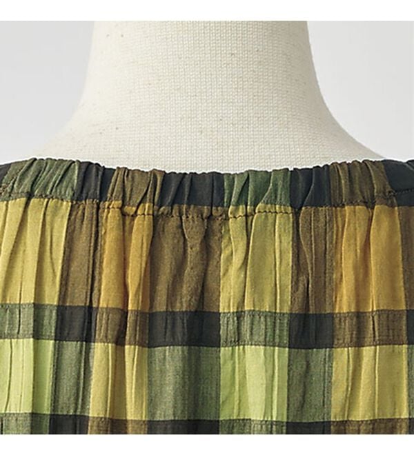 BELLUNA（ベルーナ）の「シャーリング素材ゆったりチュニック（チュニック）」｜詳細画像