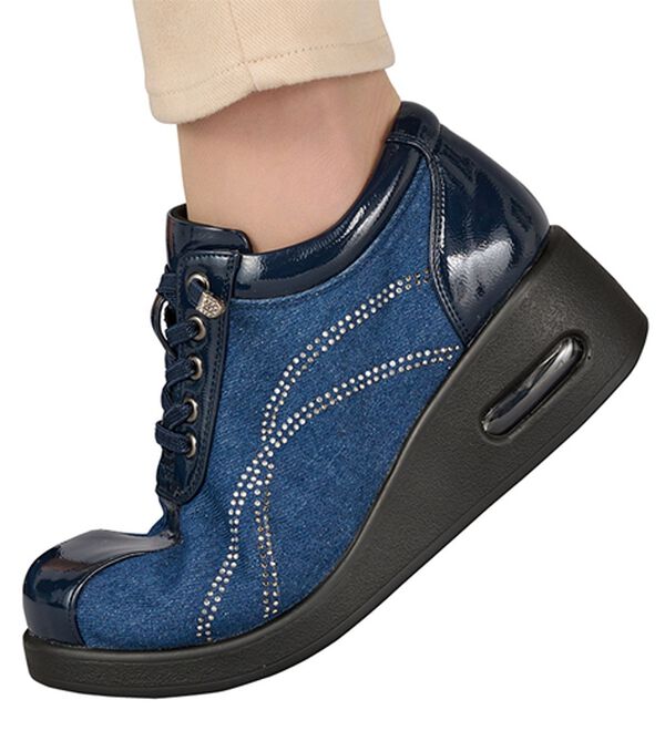 「煌めきストレッチ４Ｅ美脚見せエアシューズ（スニーカー）」｜詳細画像