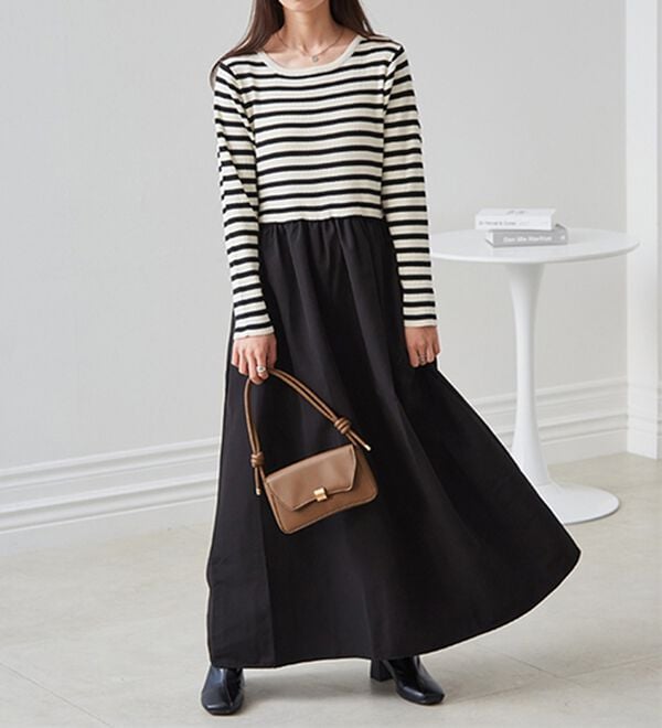 RANAN（ラナン）の「ニットドッキングワンピース（ドッキングワンピース）」｜詳細画像