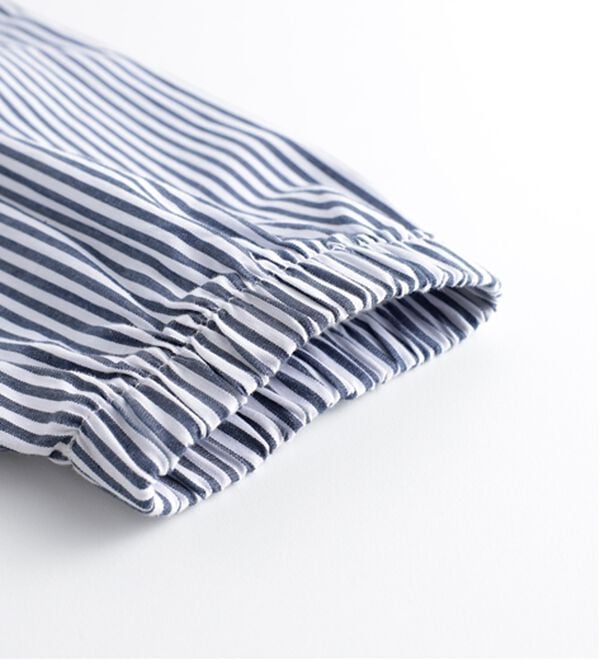 BELLUNA（ベルーナ）の「ストライプ切替デザインプルオーバー（カットソー）」｜詳細画像