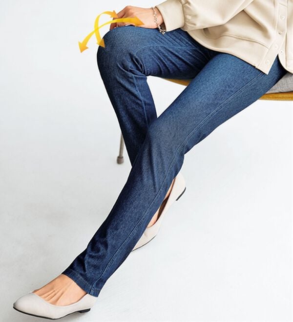 BELLUNA（ベルーナ）の「美ストレッチ素材レギンスパンツ（スパッツ・レギンス）」｜詳細画像