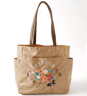 BELLUNA（ベルーナ）の「Ａ４対応！ポケットいっぱい刺繍トート（トートバッグ）」｜フラワーホース