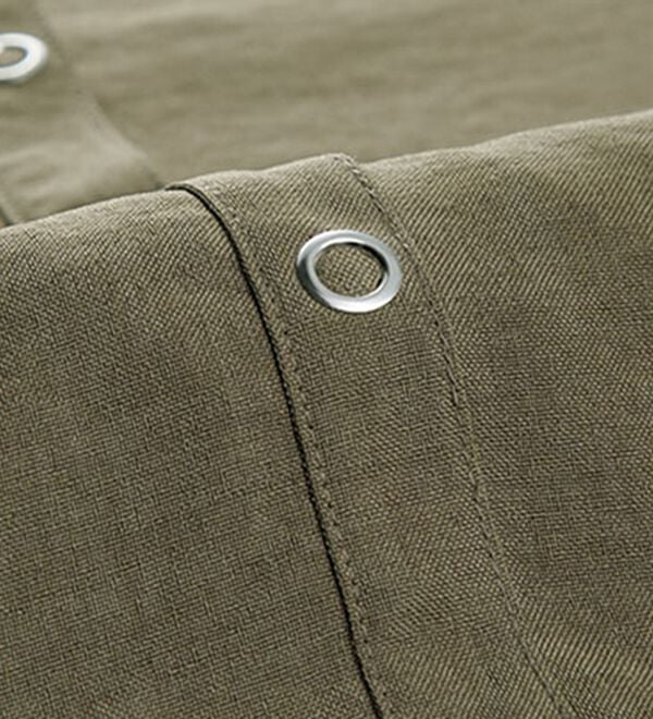 BELLUNA（ベルーナ）の「サラリ麻調素材リブ使いカーディガン（その他カーディガン）」｜詳細画像