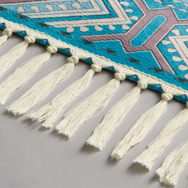 「エスニック柄プリントはっ水カーペット（カーペット）」｜詳細画像