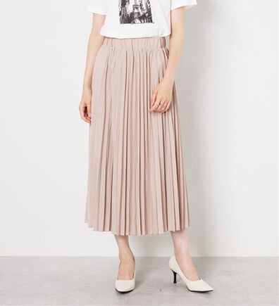 BELLUNA（ベルーナ）の「洗っても形が崩れにくい！プリーツスカート（ロングスカート）」