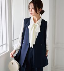 RANAN（ラナン）の「バックフリルベストセットアップ（パンツスーツ）」