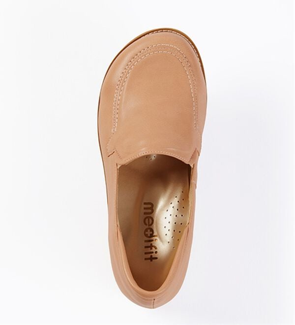 ルフラン（ルフラン）の「外反母趾対応　メディフィット５Ｅシンプルモカシンシューズ（フラットシューズ）」｜詳細画像