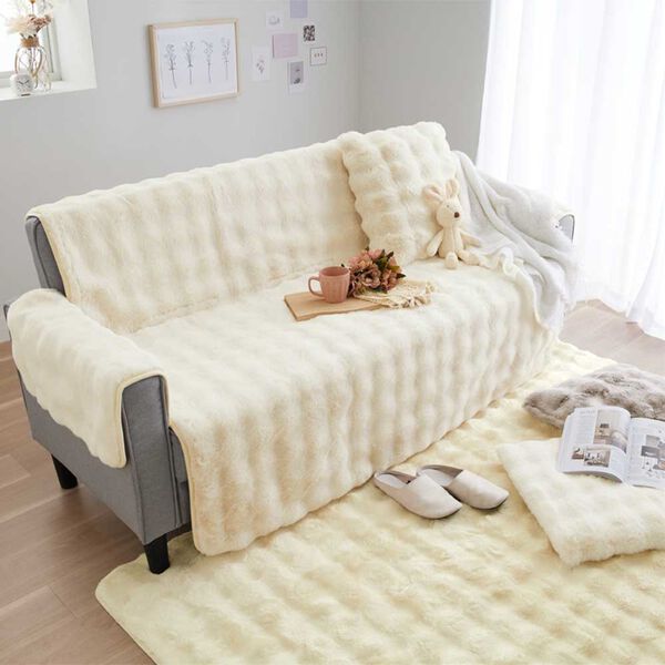 新品☆茶系♪コーナーソファ用ぽこぽこソファーカバー〇B127 新品☆茶