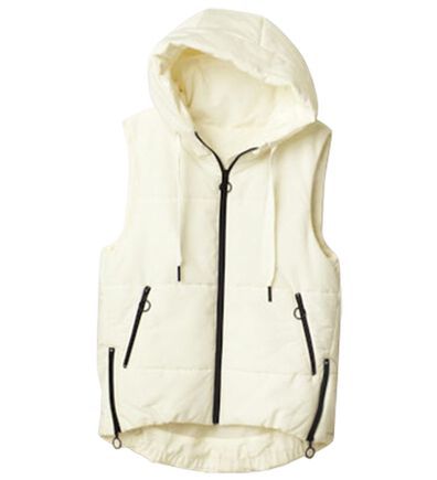 RANAN（ラナン）の「サイドジップコクーン中わたベスト（中わたコート・ベスト）」