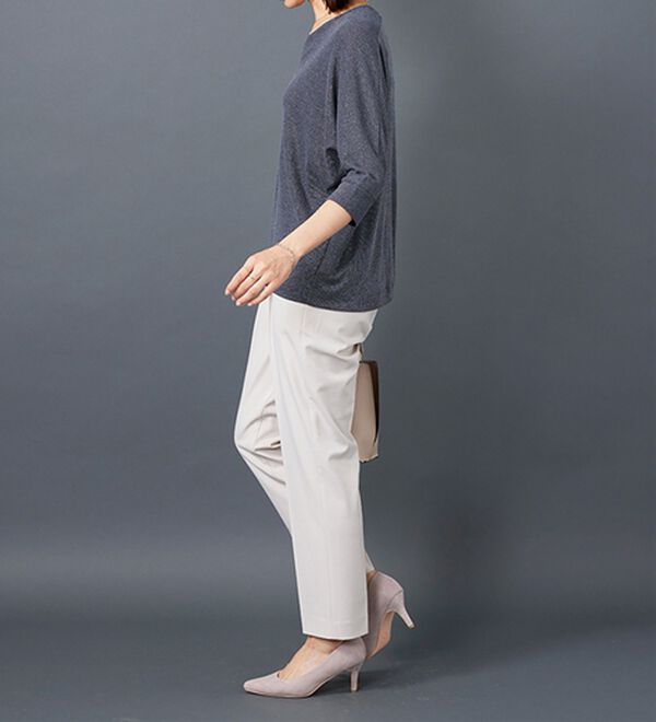 BELLUNA（ベルーナ）の「ラメ調ドルマンプルオーバー（カットソー）」｜詳細画像