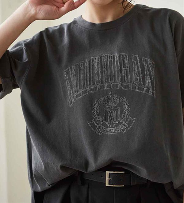 RANAN（ラナン）の「ヴィンテージライクロゴTシャツ（カットソー）」｜詳細画像