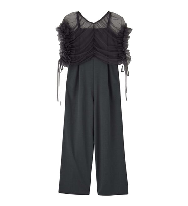 RANAN（ラナン）の「マルチWAYフリルチュールボレロセットパンツドレス（その他ワンピース）」｜詳細画像