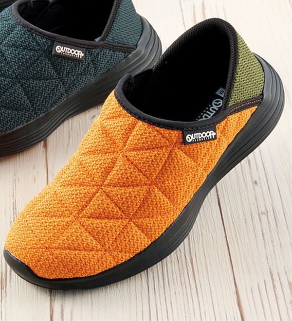 「アウトドアプロダクツ２ＷＡＹ軽量シューズ（スリッポン）」｜オレンジ