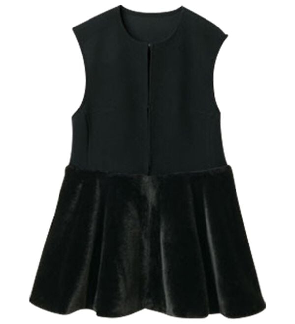 RANAN（ラナン）の「ペプラムファー切替ジレ（ジレ）」｜詳細画像