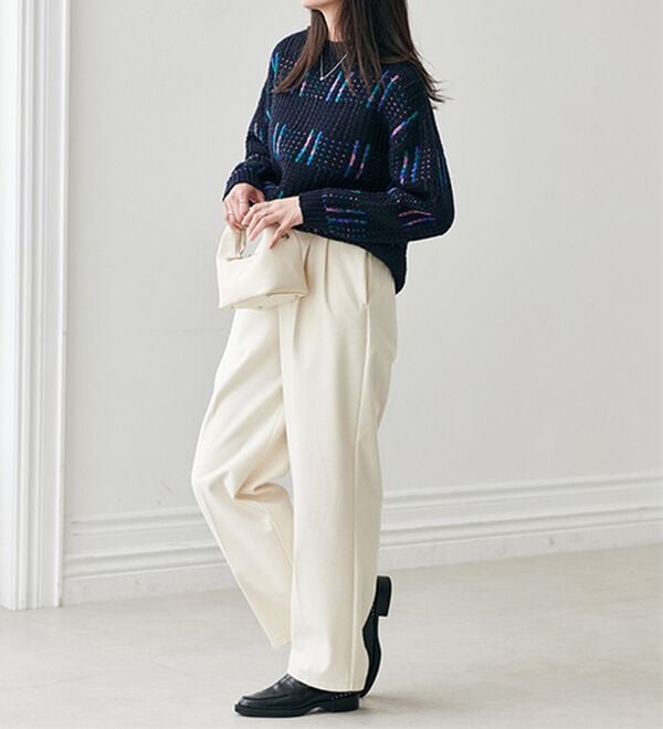 RANAN（ラナン）の「カラフルニットプルオーバー（ニット・セーター）」｜詳細画像