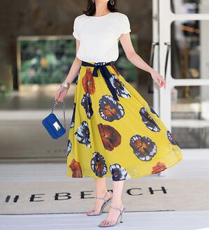 RANAN（ラナン）の「パンジー柄ドッキングワンピース（ドッキングワンピース）」｜詳細画像