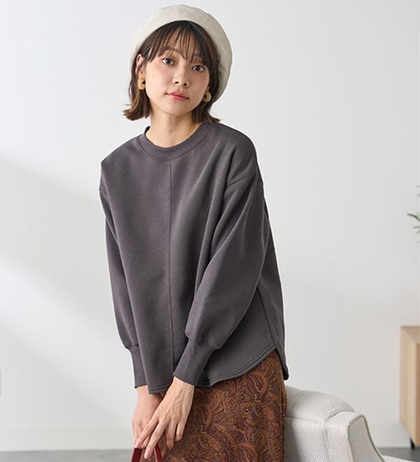 BELLUNA（ベルーナ）の「あったかキレイ！大人のこだわりトレーナー（トレーナー・スウェット）」｜詳細画像