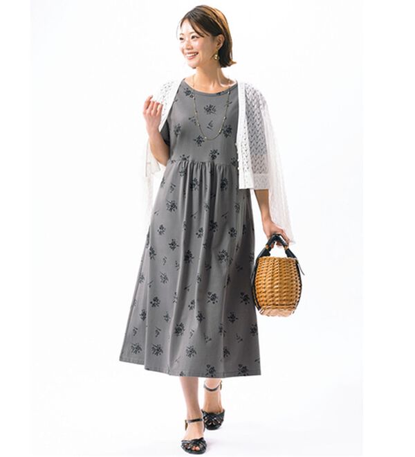 ルフラン（ルフラン）の「お出かけにも便利！選べるロングワンピース（ロングワンピース）」｜詳細画像