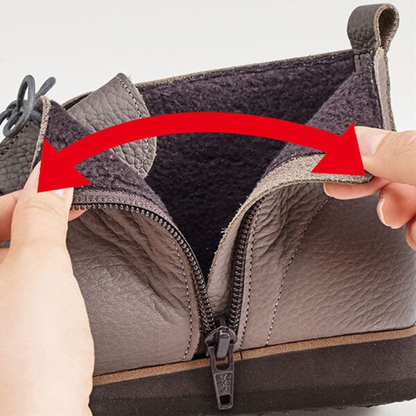 ルフラン（ルフラン）の「フィグリーノ　やわらかレザーのチャッカーブーツ（ブーツ）」｜詳細画像